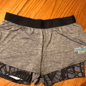 Run Disney running shorts with logo